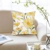 INS Style Throw Pillowcase Square Pillow Cover Flower Printing Cushion Cover  Living Room/Office