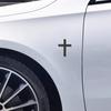 Christian Car Sticker 3D Badge Self-Adhesive Alloy Emblem Decal for Body Fender Tail Scratch
