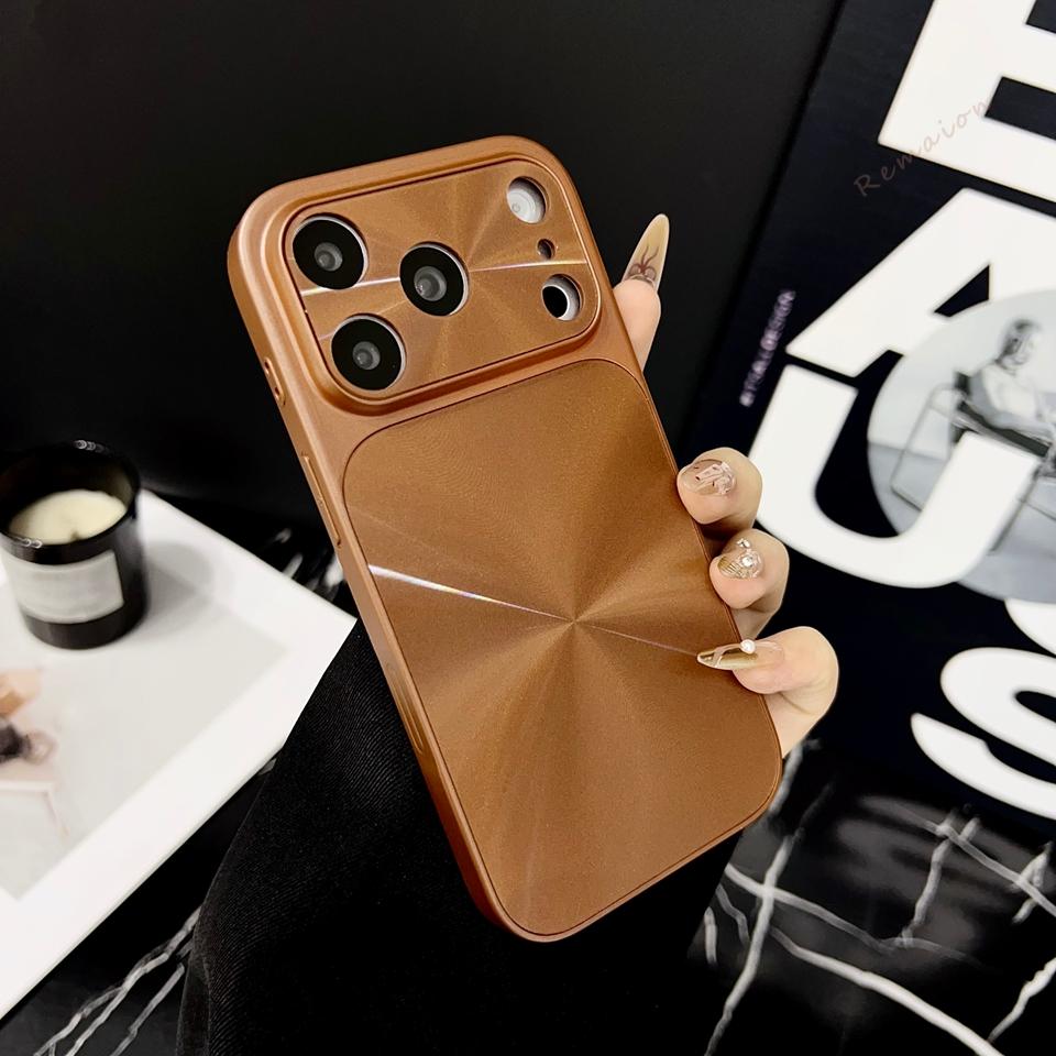 CD Colorful Aurora Phone Case For iPhone 17 Air 13 11 12 14 15 16 Pro Max Plus 16Pro 17Pro Official Matte Protector Cover
