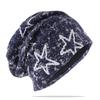 New Style Fashion Adult Men Women Spring Autumn Warm Beanies Skullies Big Star Bone Casual Hip Hop Girls Bonnet Outdoor Gorras