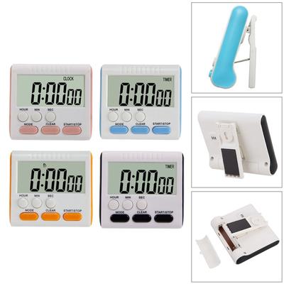 Magnetischer LED-Digitalbildschirm, Küchentimer, LED-Uhr, Countdown-Koch-Mehrzweckalarm, quadratischer Koch-Count-Up-Countdown-Alarm, Schlaf-Stoppuhr