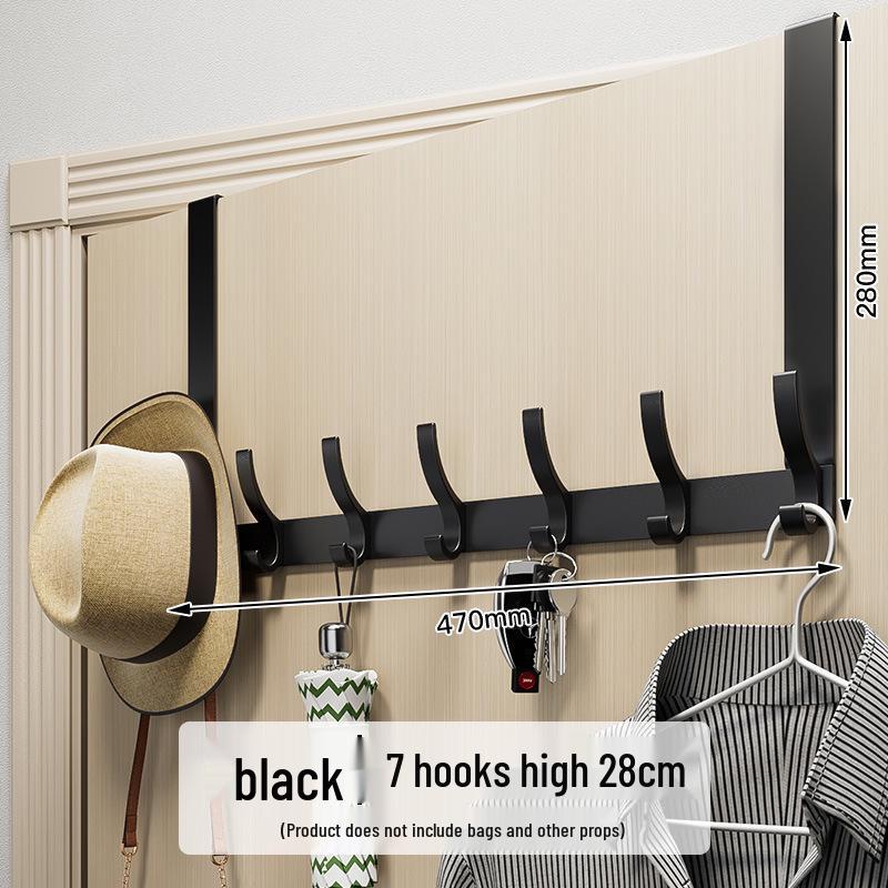 Over-the-Door No-Drill Coat Rack & Clothes Hook
