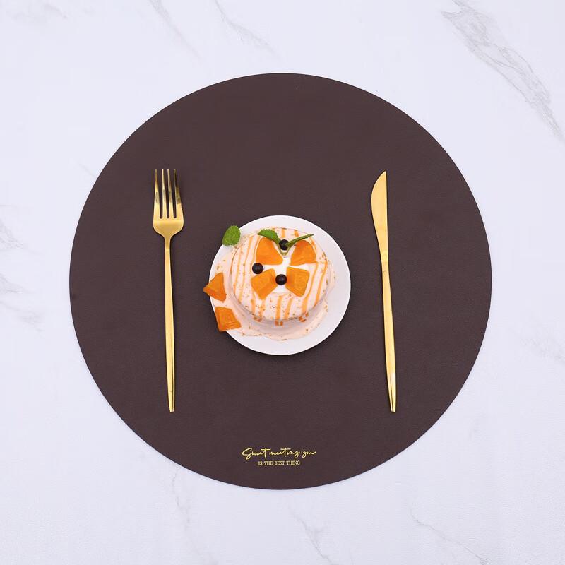 Dian European Style Gold Stamped Heat Insulation Placemats