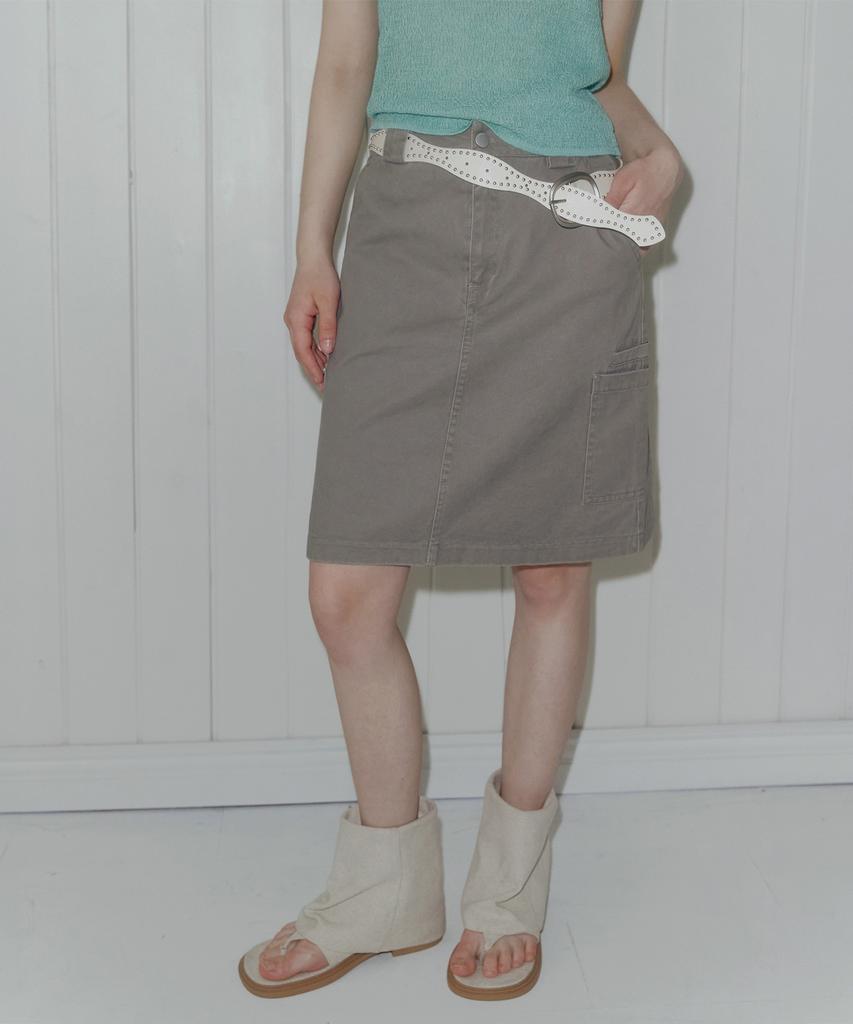 Teuwi Nebiang Cotton Midi Skirt
