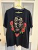 Seashore Graphic Tee Shirt Skull & Roses Size XL