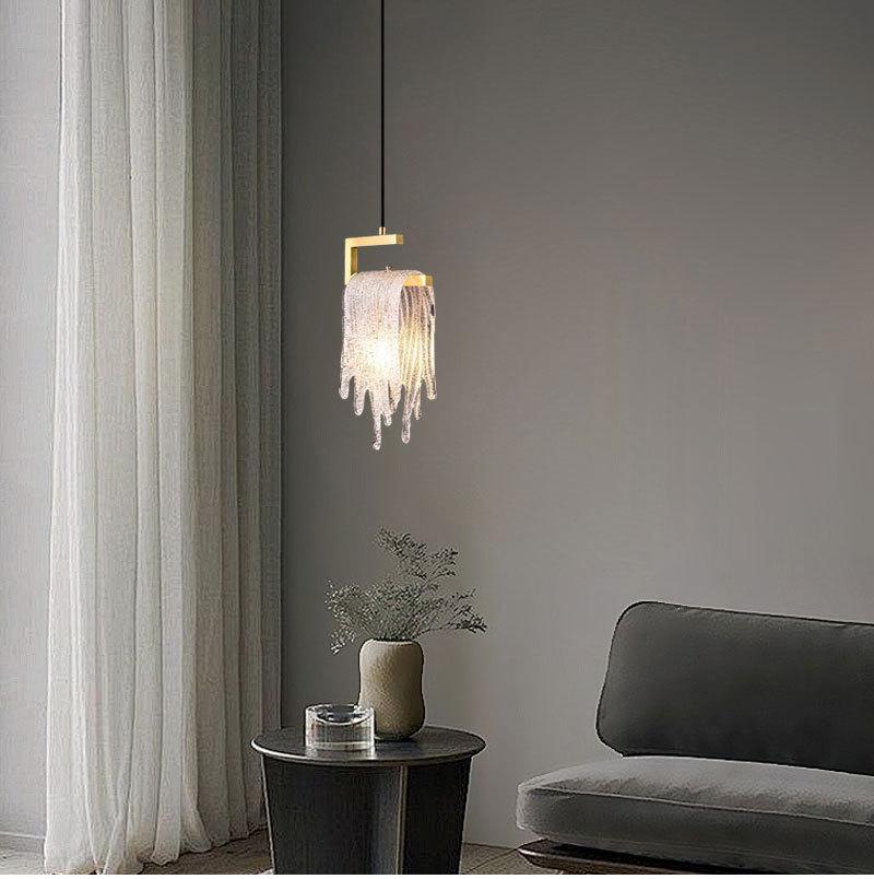 Luxury All-Copper Crystal Chandelier Pendant for Restaurants and Bedrooms