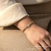 Elegant Flower Zircon Bracelet - Women's Luxurious Copper Jewelry for a Simple, Versatile Style