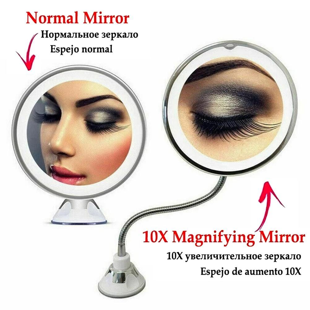 Makeup Mirror with LED Light [] 10 led 360
