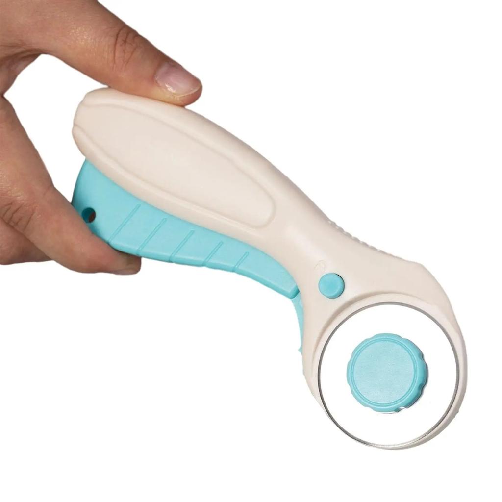 Round Rotary Cutter Small Paper Slicer Ergonomic 45mm Paper Cutting Machine For Fabric Craft Supplies Crafts Sewing Cards Making