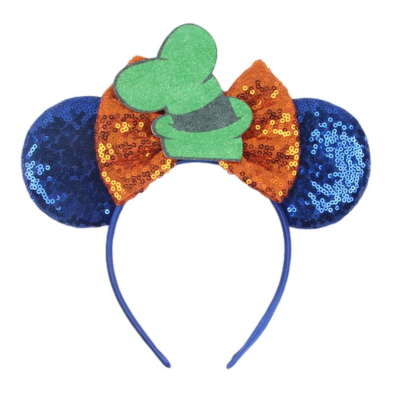 Disney Glänzendes Schloss Mausohren Stirnband Jungen Mädchen Festival Party Cosplay Haarband Frauen DIY Haarschmuck Cartoon Geschenk