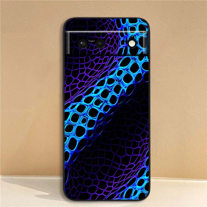 

Creative luxury art patterns Phone Case For Google Pixel 10 9a 9 8A 8 7 7A 6 6A Pro XL 2024 5G Black Soft TPU Silicone Google Pixel 8 Pro