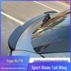 Chery Tiggo 8L Rear Roof Spoiler - External Decorative Wing Modification.