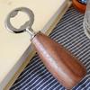Stainless Steel Beer Bottle Opener Creative Wooden Bottle Opener Beer Can Opener  Kitchen Tools
