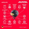 ALPINA ALTO Ski and Snowboard Visor Helmet with Mirror Eyeglass Adjustable Size Q-LITE Visor, Compatible, (59-63 Cm)