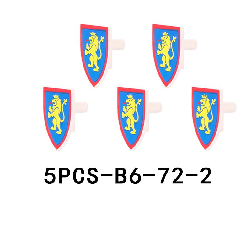 Medieval Castle Knight Figures Weapon Building Blocks Military Army Soldier Flag Shield Cloak Legion Accessories Bricks Toy Gift