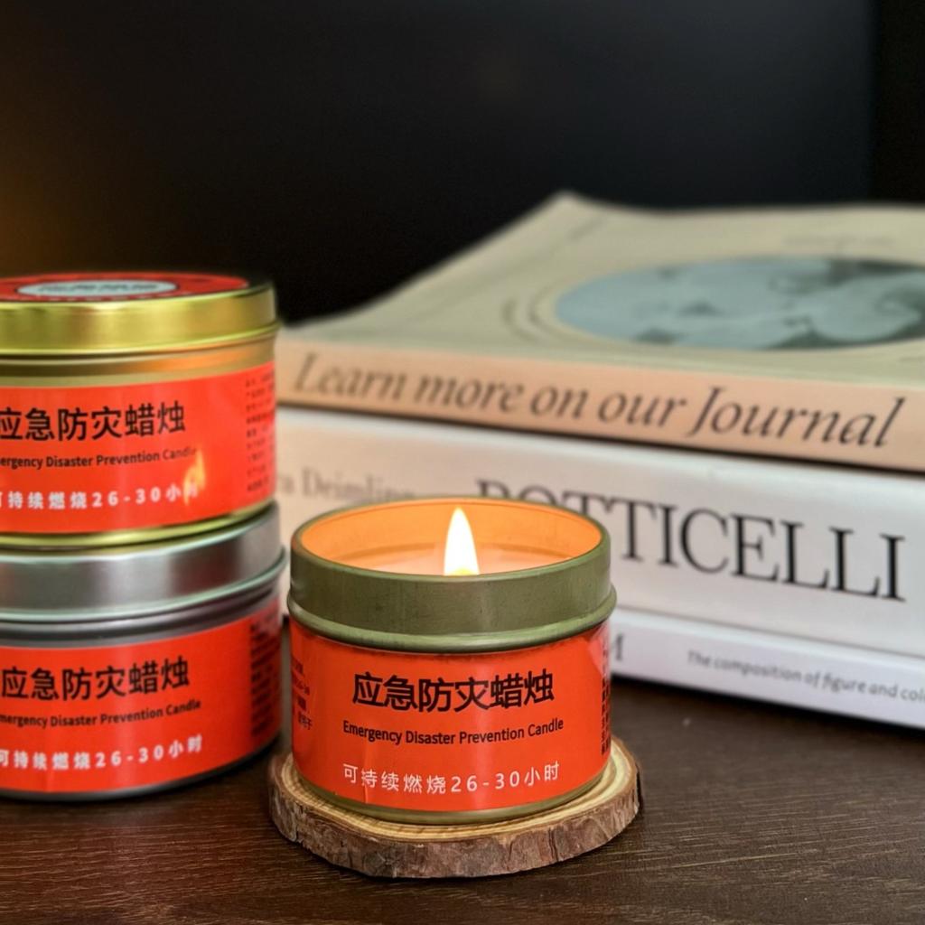 Emergency Candles for Household Power Outages Windproof Smokeless Disaster Prevention Emergency Supplies No Electricity Lighting