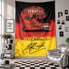 Arazzo da Parete Arte Michael Schumacher Tessuto da Appendere Copertura di Sfondo Decorativa per Decorazione della Stanza
