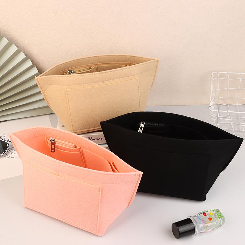 Felt Insert Lining Cosmetic Bag Purse Organizer Insert For Handbags Support Liner Felt Bag Organizer For Purse Tote Bag Insert