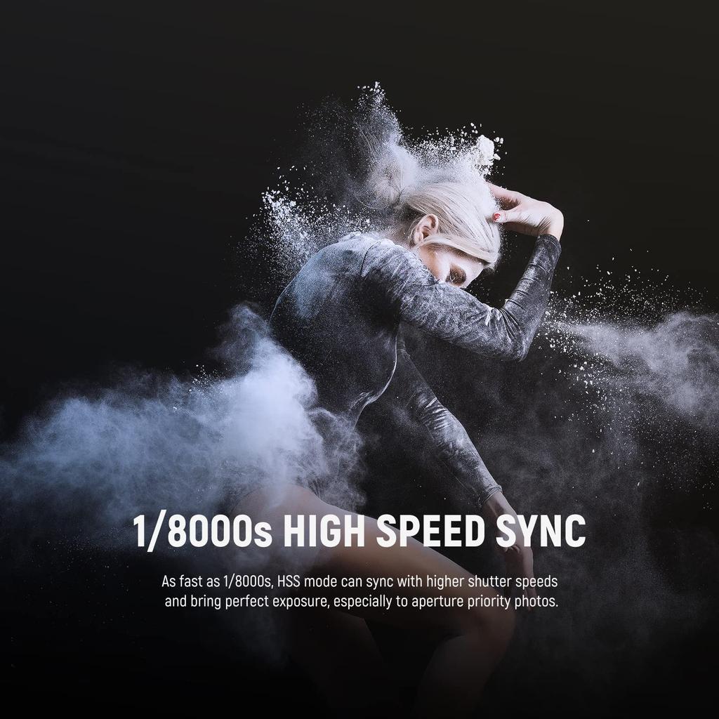 NEEWER Nová edice TTL fotoaparátu Blesk Blesk GN58 HSS Optical Slave Synchronizace zadní clony Kompatibilní s A9 II A9 A7R V IV III II A7 IV III A7S