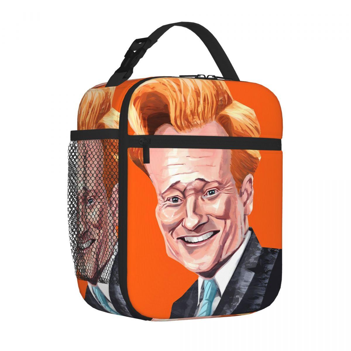 Bestselling Conan O Brien Gloss Finish Meal Bag Student Daily Leakproof Lunch Bag One Size