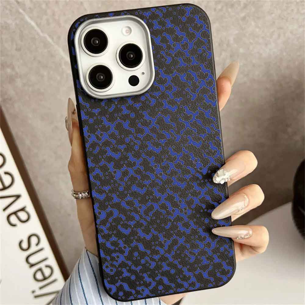 

Узорчатый прозрачный чехол для телефона, кожаный чехол TPU для Samsung Xiaomi Iphone, ударопрочный чехол для мобильного телефона Xiaomi Redmi Note 13 Pro Plus 5G чёрный