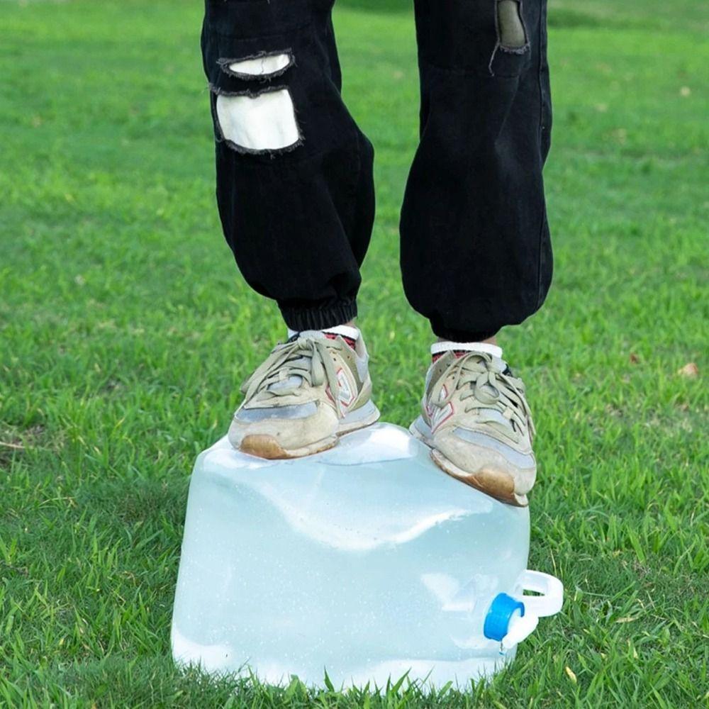 5-20L Collapsible Bucket Leakproof Outdoor Water Container Foldable Water Canister  Outdoor