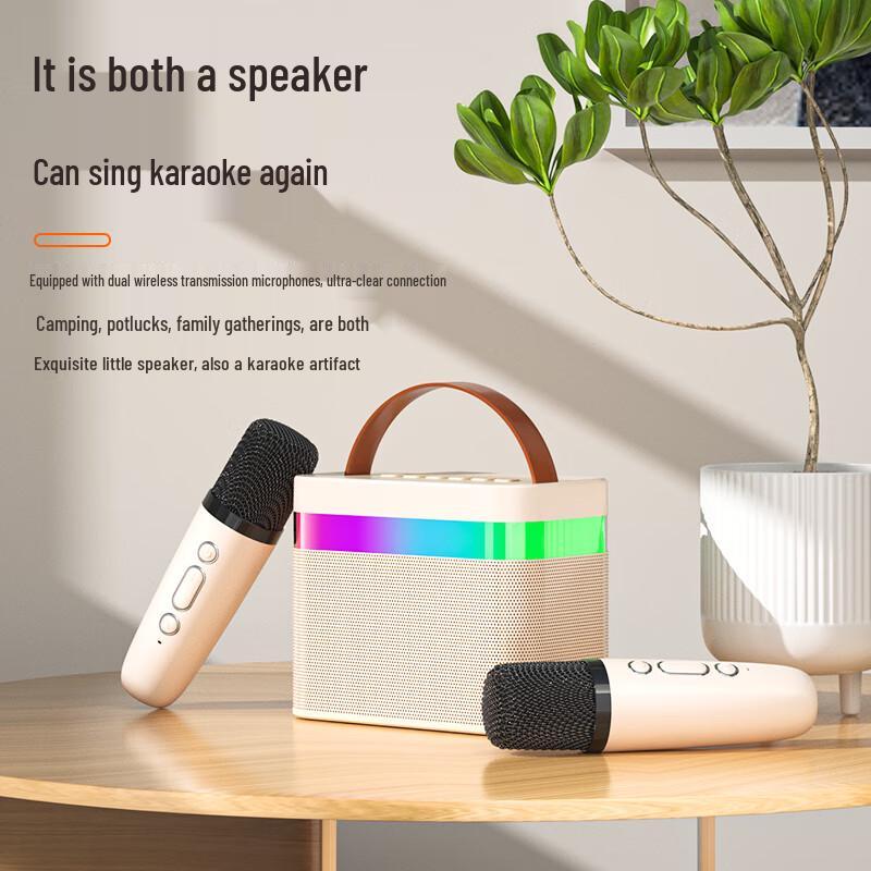 Newmine Portable Wireless KTV Speaker & Microphone System
