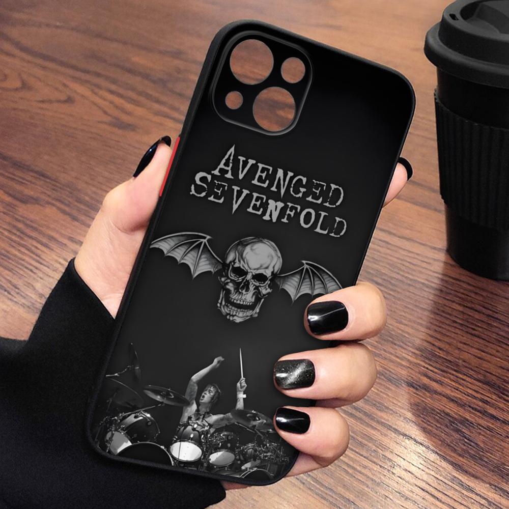 Avenged Sevenfold Band Phone Case FOR IPhone 15 14 11 12 Pro 13 16 Pro MAX XR XS Shockproof Armor Matte Cover