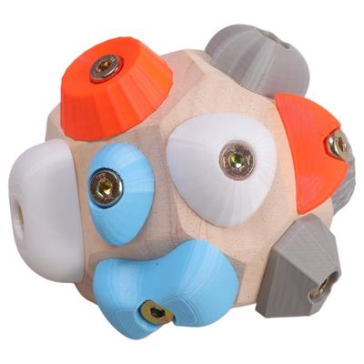 Konfigurowalna Miniaturowa Kula do Wspinaczki dla Entuzjastów Boulderingu z Trwałą Drewnianą Konstrukcją i Kolorowymi Chwytami
