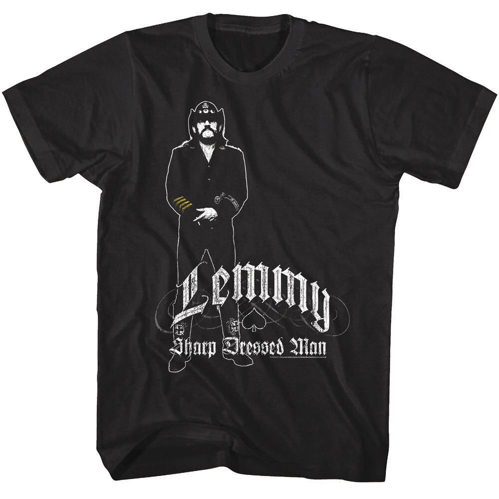 

Lemmy Sharp Dressed Man Men s T Shirt Kilmister Motorhead Heavy Metal Rock Band 2XL