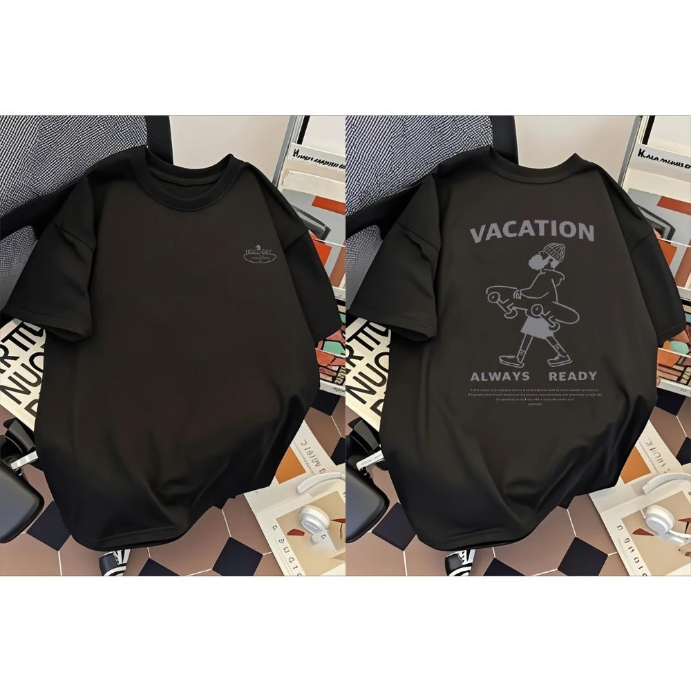 Skateboard Graphic Printing Summer Autumn Winter Pure Cotton Casual and Comfortable Men s and Women s T-shirts S
