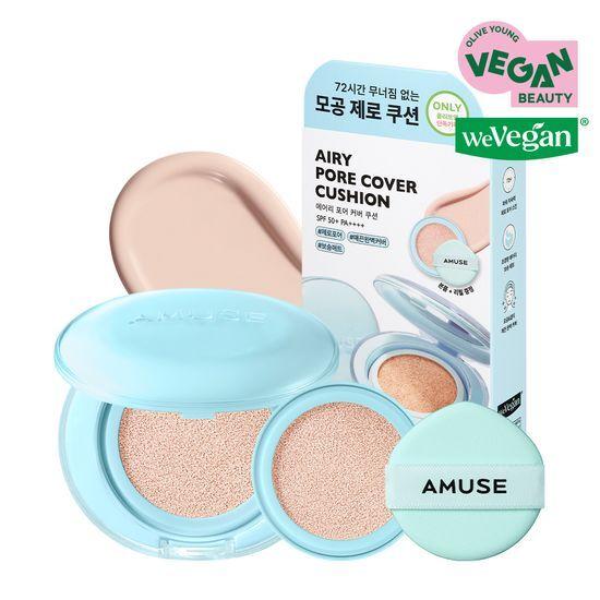 AMUSE Airy Pore Cover Cushion Refill Promotion (Product + Refill Free)