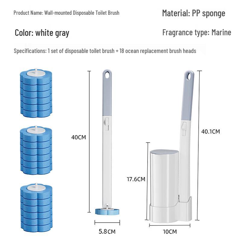 Eight Sea Bird Disposable Toilet Brush