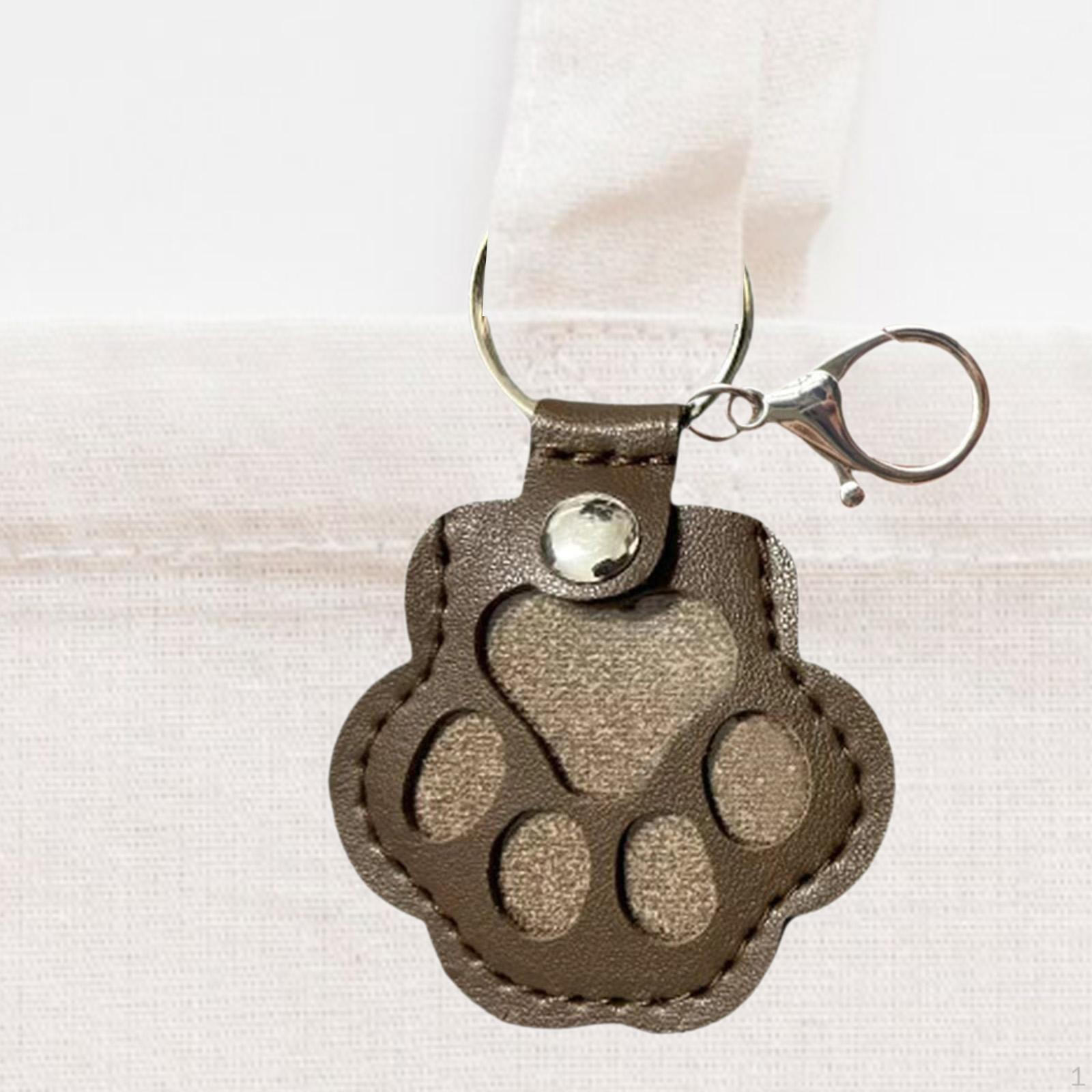 

Pet Hair Keepsake Keyring Dog Cat Memorial Cute Charm for Women Men Collection Stylish темно-коричневого кольору