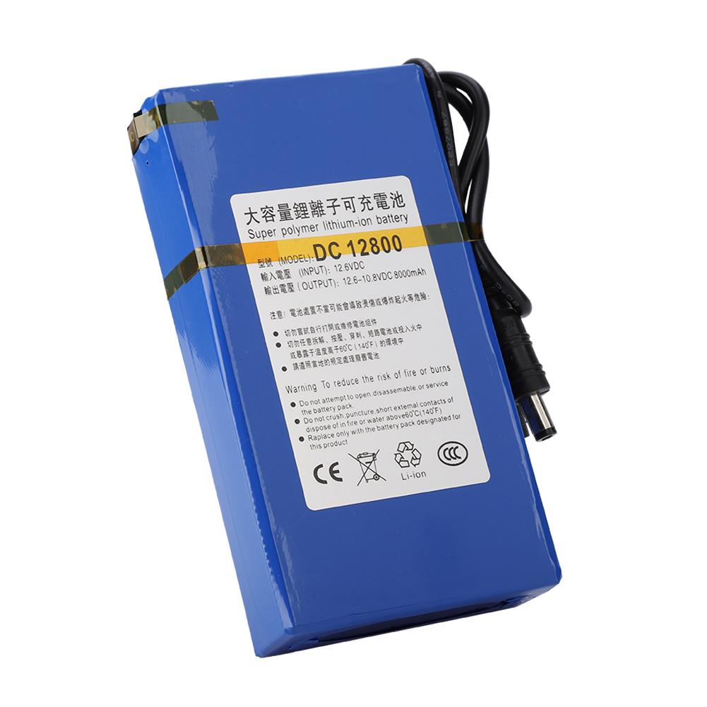

DC 12800 8000 мАч полимерно-литиевый аккумулятор большой емкости с блоком питания US Plug
