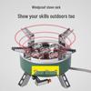 Portable Outdoor Fierce Flame Gas Stoves & Adapters
