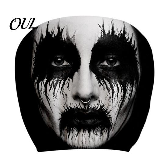 Car Headrest Cover Universal Cover, Scary Face Protective Seat Protector Accessory for Holiday Most Vehicles, Easy to Install Automotive Interior