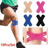 10Pcs/Set Waterproof Gym Kinesiology Tape Breathable Athletic Sports Tape  For Gym Exercise