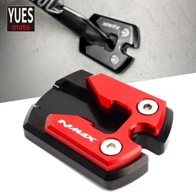 Motorrad Vorderseite Parkplatz Stehen Enlarger Pad CNC Aluminium Zubehör Für Yamaha NMAX 125 NMAX 155 2015 2016 2017