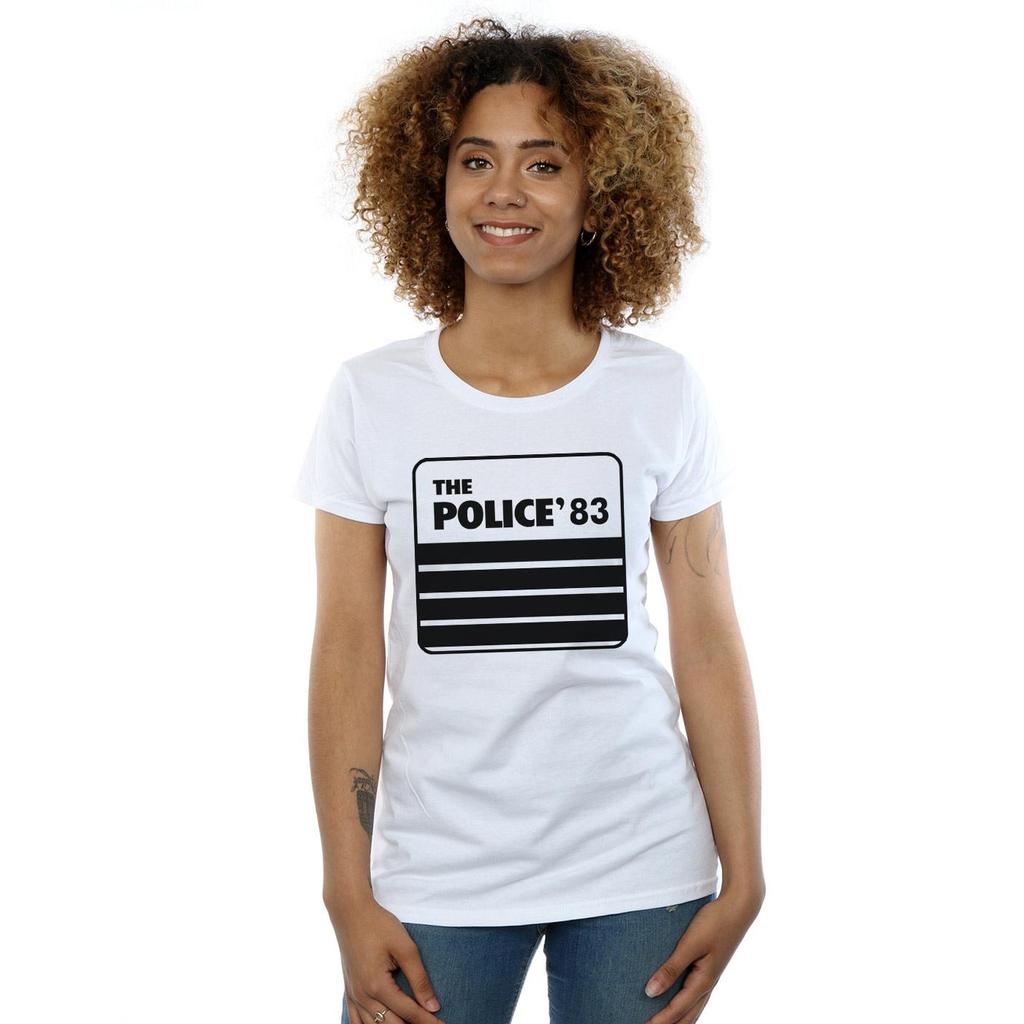 The Police Womens/Ladies 83 Tour Cotton T-Shirt
