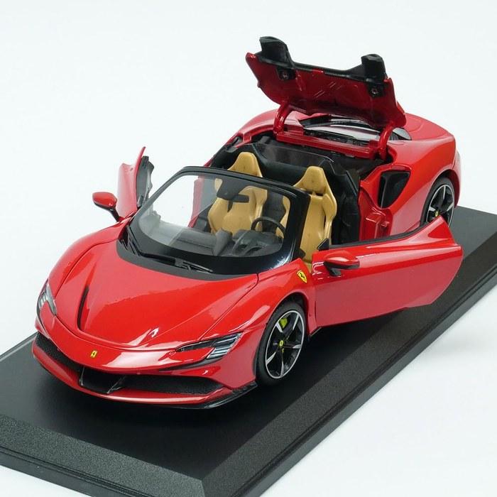 Kyosho Bburago Ferrari SF90 Spider 1/18 Red Diecast Model Car