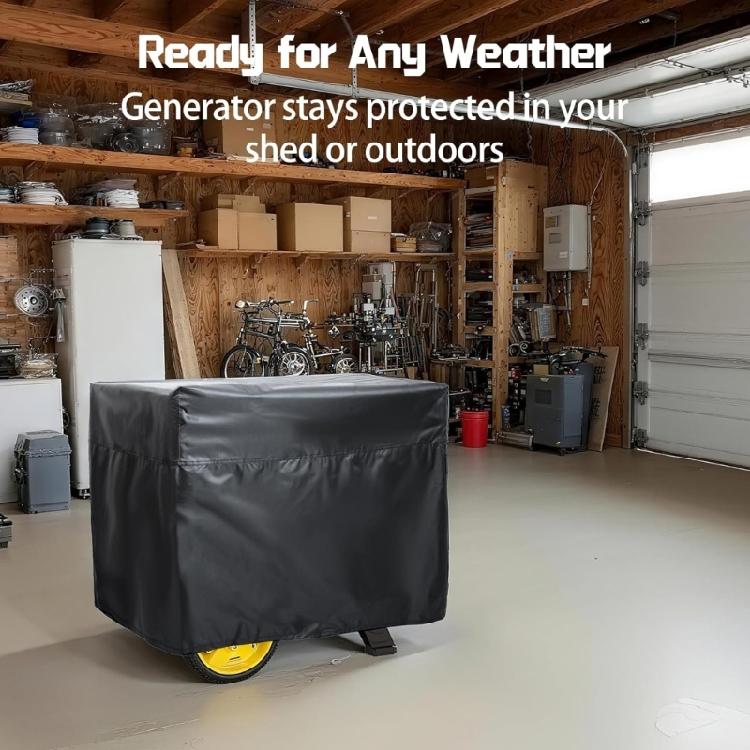 Tear Resistant Portable Generator Cover Oxford Cloth Protective Shield Dust Cover Full Coverage Protectors Easy to Use