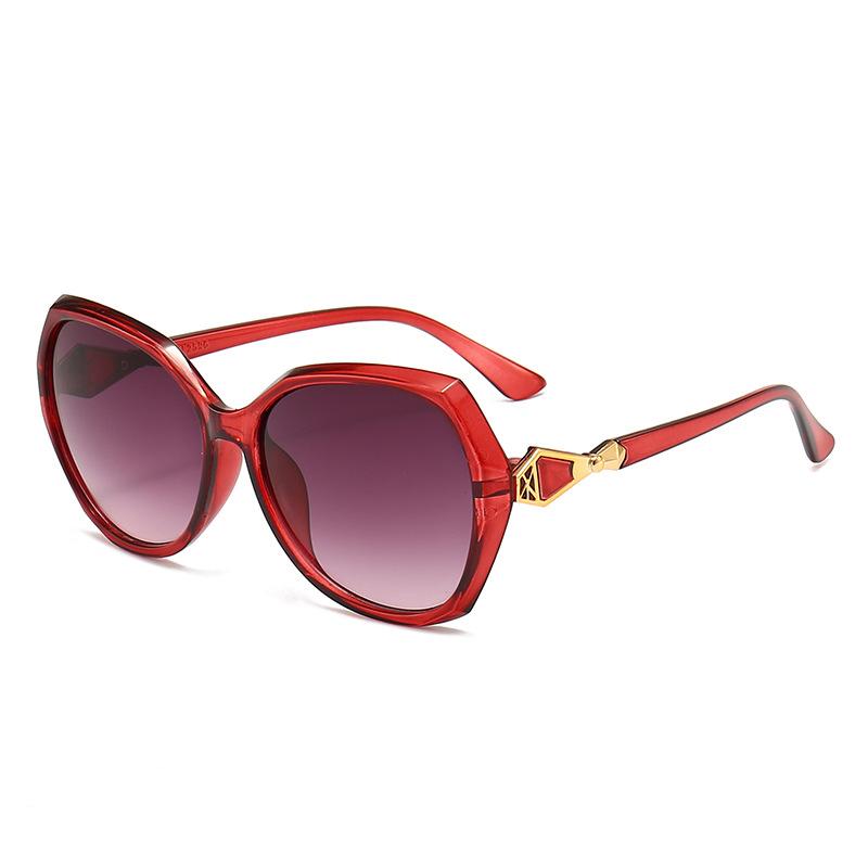 Sunglasses Women'S Sunglasses Korean High-End Sunshade Tide Ins Red Book Street Shot Retro