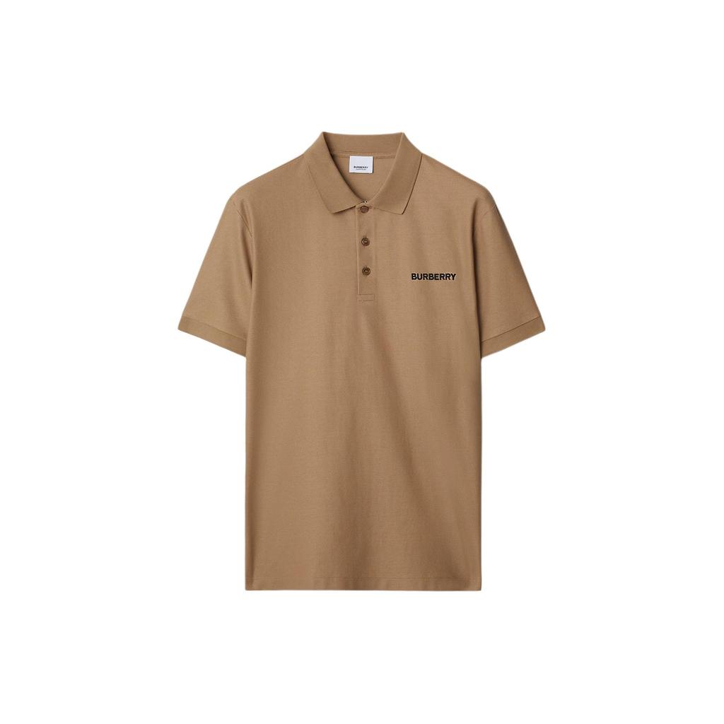 Burberry SS24 Polo Shirt Men's Camel 80844381