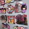Japanese Refrigerator Sticker Tourist Souvenir Mount Fuji Cherry Blossom Rattan Thunder Door Lantern Fridge Magnets Gifts