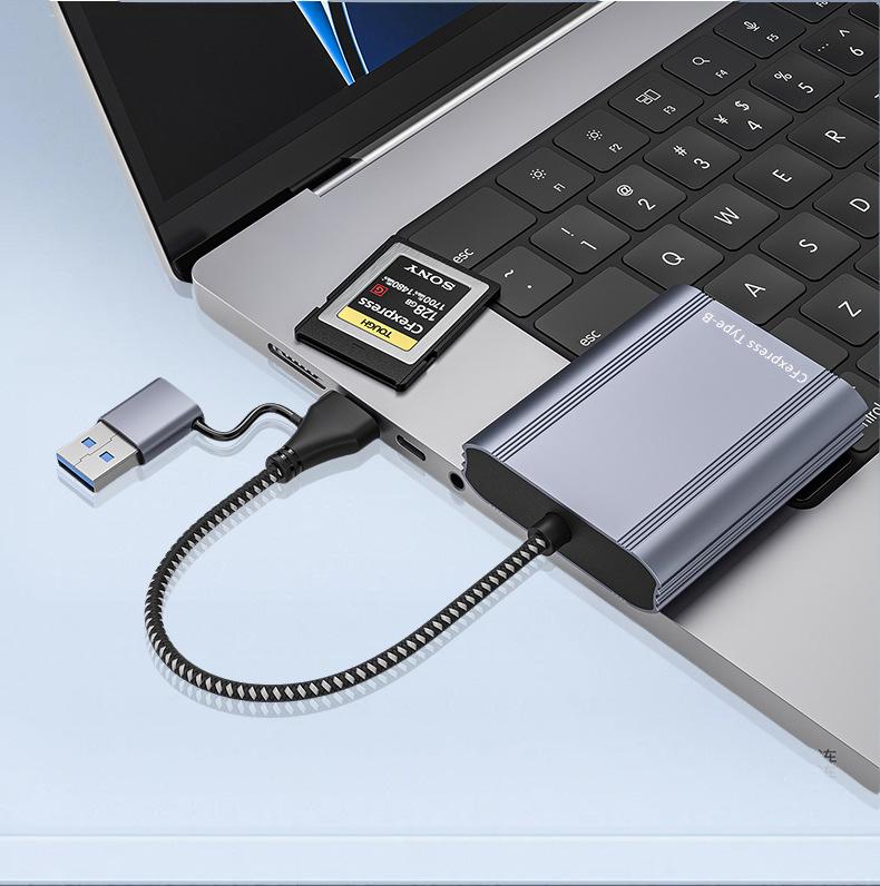 High-Speed CFexpress Type B Card Reader, USB 3.2, 10Gbps