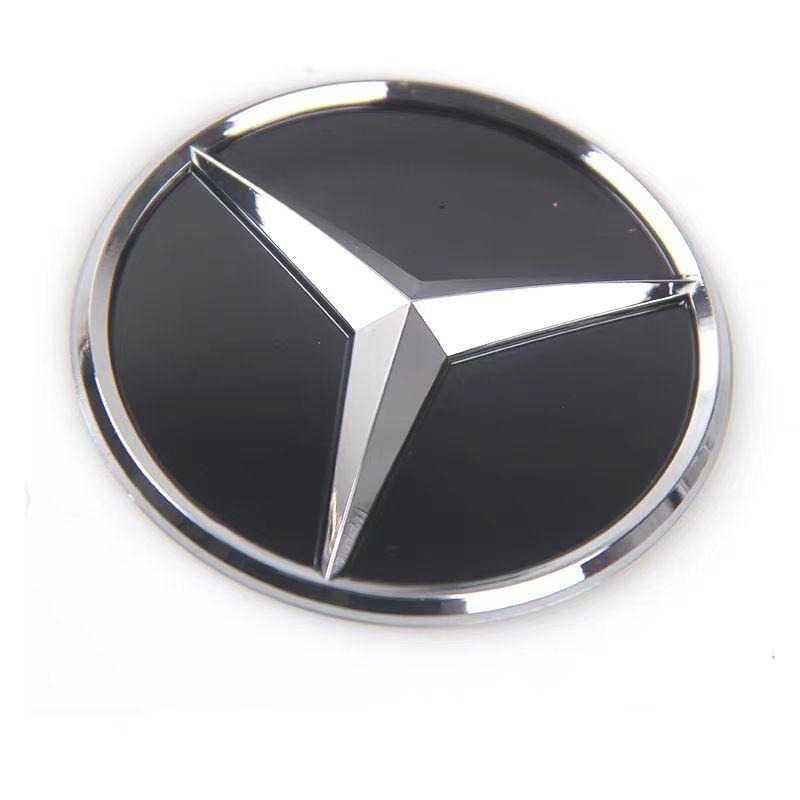 WAK3 52mm 57mm Car Steering Wheel Badge Sticker Replace Decor For Mercedes Benz B/C/E/S Class A Class C200L GLC GLK FXPT-JS-BENZ