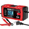 12V 15A 12A Multifunctional Intelligent Pulse Repair Maintenance Car Motorcycle Battery Charging Lead-Acid Smart Battery Charger