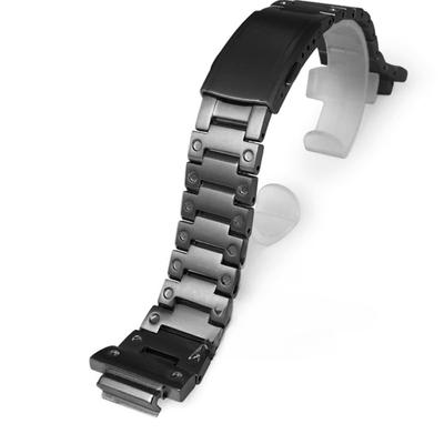 Syzynicy 316L Edelstahl-Uhrenarmband für und Uhren Herren (Schwarz) GM-5600, GM-2100, GBM-2100