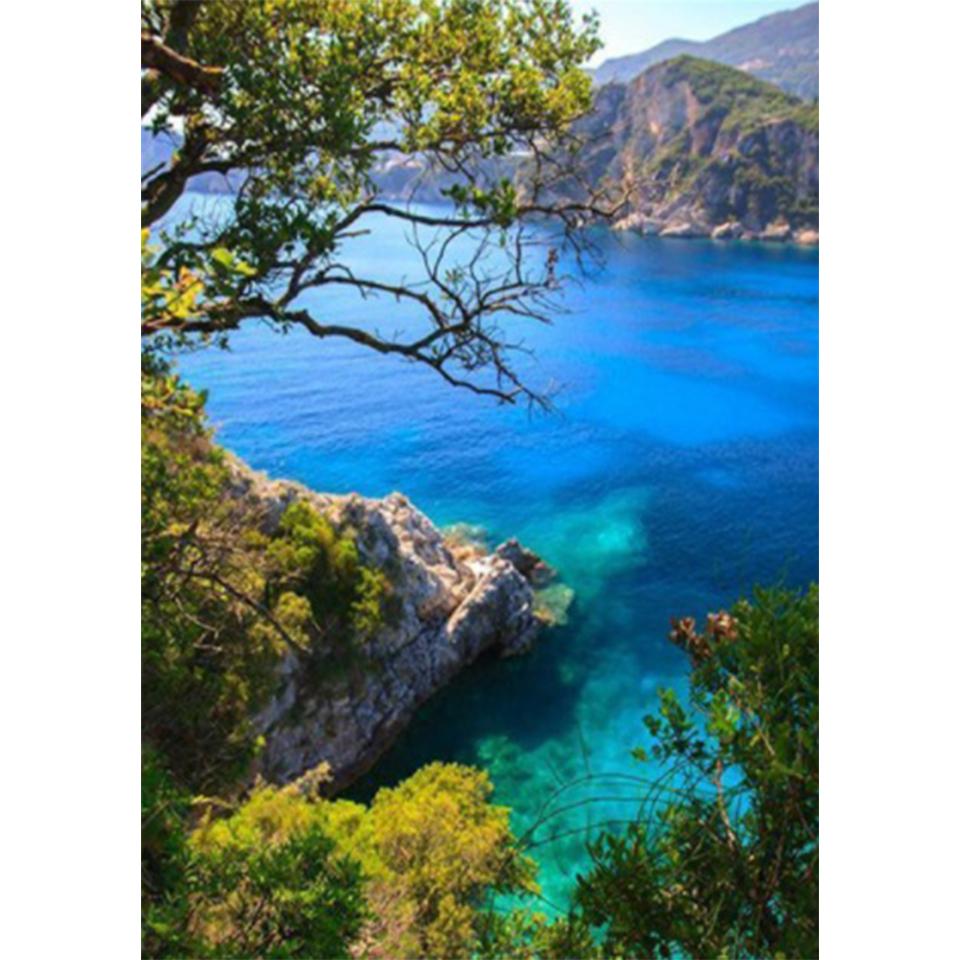 Mountains and Rivers DIY 5D Diamond Painting Rhinestone Picture Full Diamond Embroidery Gift Mosaic Cross Stitch Home Decoration